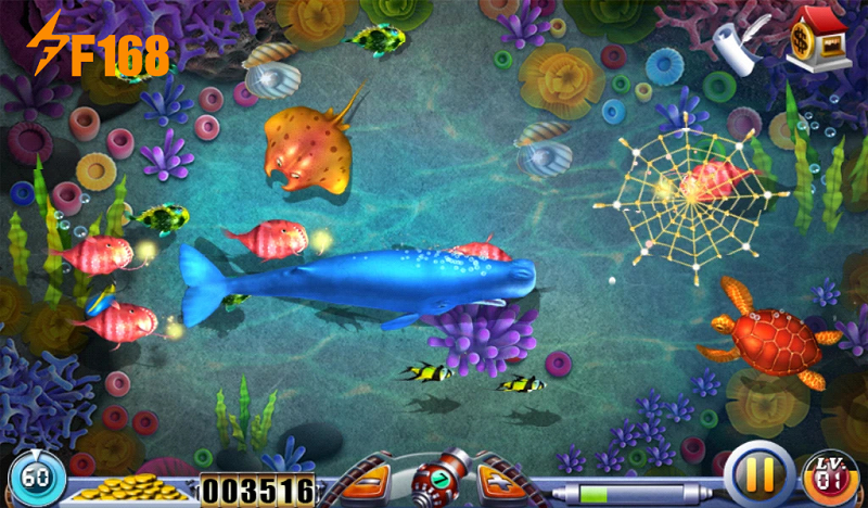 วิธีการเล่นเกมยิงปลา F168